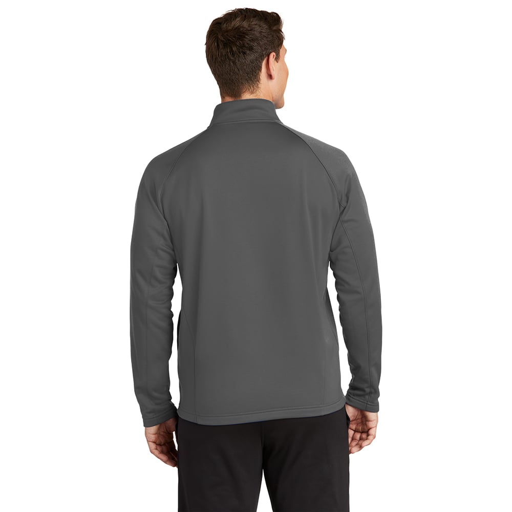 Sport - Tek F243 Sport - Wick Fleece 1/4 - Zip Pullover with Contrast Collar - Gorvex.com