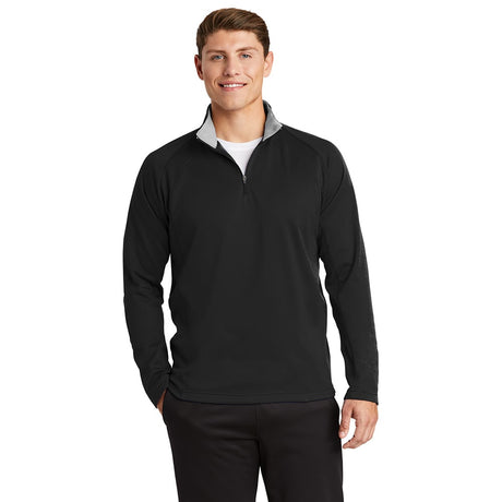 Sport - Tek F243 Sport - Wick Fleece 1/4 - Zip Pullover with Contrast Collar - Gorvex.com