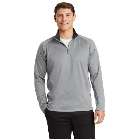 Sport - Tek F243 Sport - Wick Fleece 1/4 - Zip Pullover with Contrast Collar - Gorvex.com