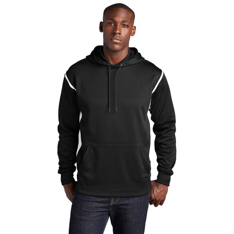 Sport - Tek F246 Tech Fleece Colorblock Sweatshirt with Hood - Gorvex.com