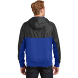 Sport - Tek JST50 Embossed Hybrid Full - Zip Hooded Jacket - Gorvex.com