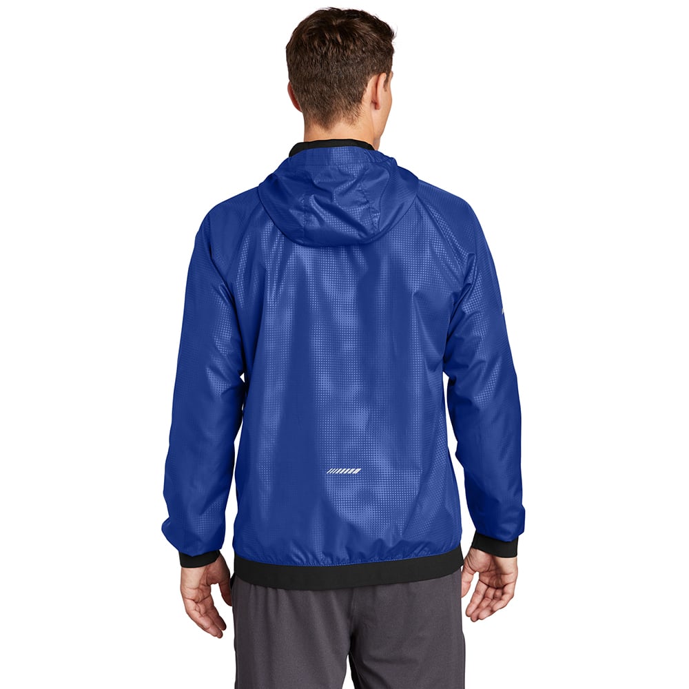 Sport - Tek JST53 Embossed Wind Jacket with Reflective Details - Gorvex.com