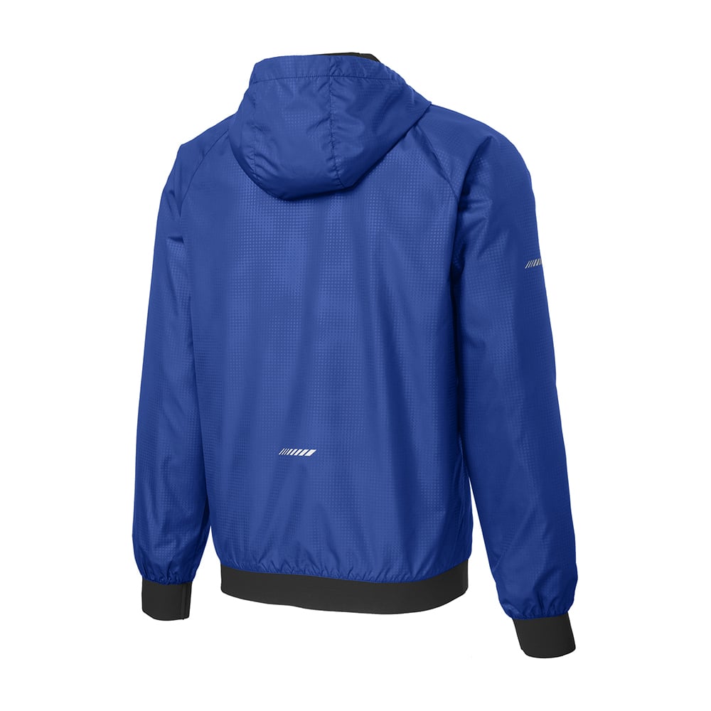 Sport - Tek JST53 Embossed Wind Jacket with Reflective Details - Gorvex.com