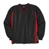 Sport - Tek JST62 Colorblock V - Neck Wind Shirt with Tipped Collar - Gorvex.com