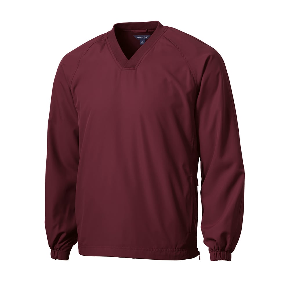 Sport - Tek JST72 V - Neck Raglan Wind Shirt with Side Pockets - Gorvex.com