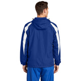 Sport - Tek JST81 Colorblock Fleece - Lined Jacket with Hood - Gorvex.com