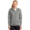 Sport - Tek L265 Women's Full - Zip Fleece Jacket with Hood - Gorvex.com