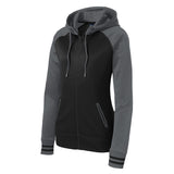 Sport - Tek LST236 Sport - Wick Women's Full - Zip Varsity Jacket with Hood - Gorvex.com