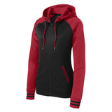 Sport - Tek LST236 Sport - Wick Women's Full - Zip Varsity Jacket with Hood - Gorvex.com