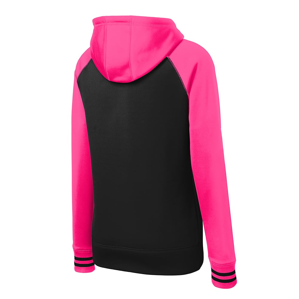 Sport - Tek LST236 Sport - Wick Women's Full - Zip Varsity Jacket with Hood - Gorvex.com