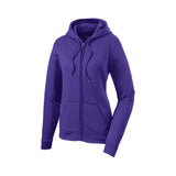 Sport - Tek LST238 Sport - Wick Women's Fleece Full - ZIp Jacket with Hood - Gorvex.com