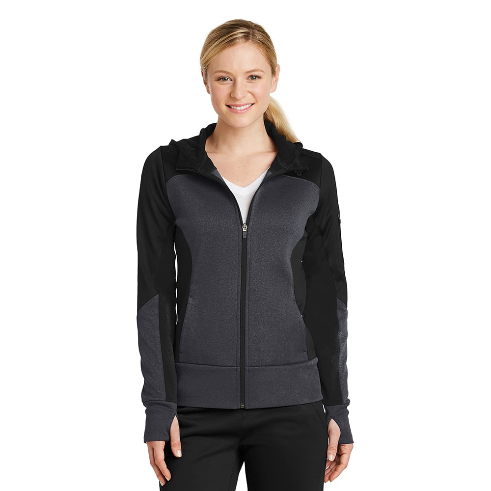 Sport - Tek LST245 Women's Full - Zip Hooded Jacket with Contrast Piping - Gorvex.com