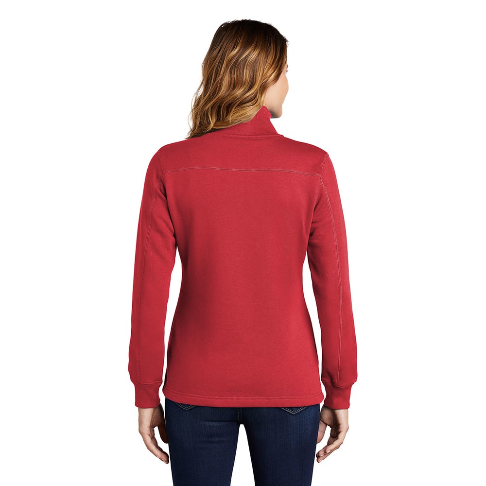 Sport - Tek LST253 Women's Fleece Quarter - Zip Sweatshirt - Gorvex.com