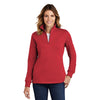 Sport - Tek LST253 Women's Fleece Quarter - Zip Sweatshirt - Gorvex.com