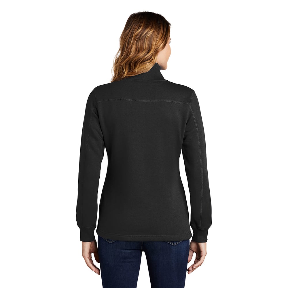 Sport - Tek LST253 Women's Fleece Quarter - Zip Sweatshirt - Gorvex.com