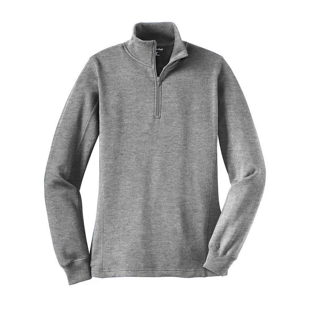 Sport - Tek LST253 Women's Fleece Quarter - Zip Sweatshirt - Gorvex.com