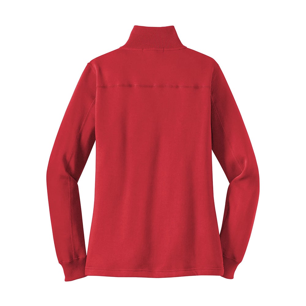 Sport - Tek LST253 Women's Fleece Quarter - Zip Sweatshirt - Gorvex.com