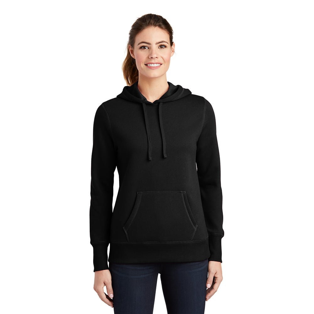 Sport - Tek LST254 Women's Spun Combed Pullover with Hood - Gorvex.com