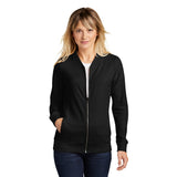 Sport - Tek LST274 Women's French Terry Bomber Jacket with Front Pockets - Gorvex.com