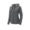 Sport - Tek LST293 PosiCharge Women's Tri - Blend Jacket with Hood - Gorvex.com