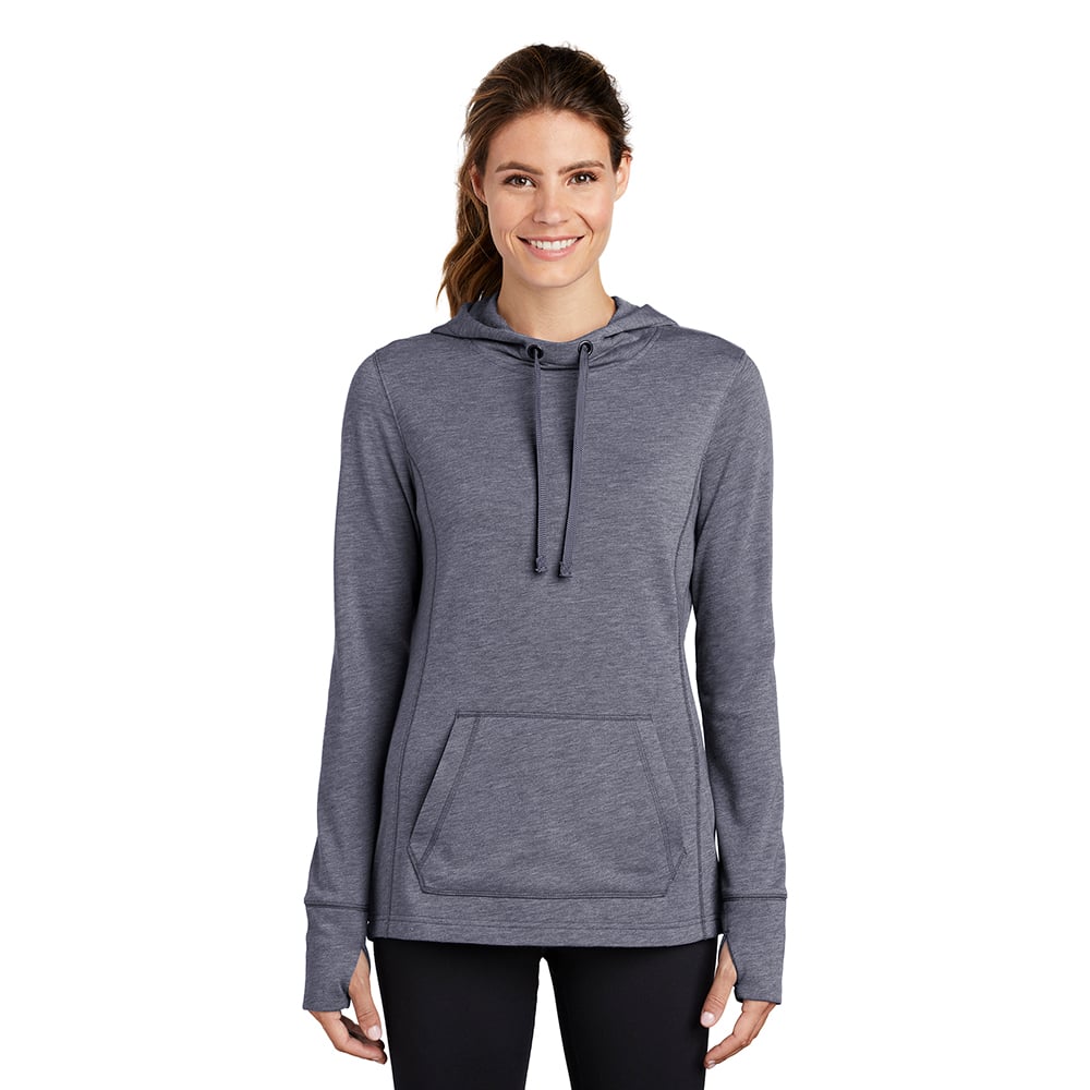 Sport - Tek LST296 PosiCharge Women's Tri - Blend Pullover with Thumbhole - Gorvex.com