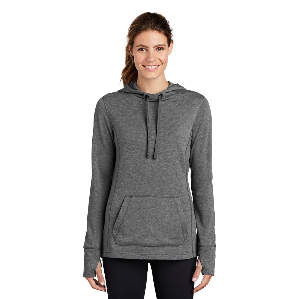 Sport - Tek LST296 PosiCharge Women's Tri - Blend Pullover with Thumbhole - Gorvex.com