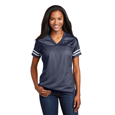 Sport - Tek LST307 PosiCharge Women's Replica Jersey with Sleeve Stripes - Gorvex.com