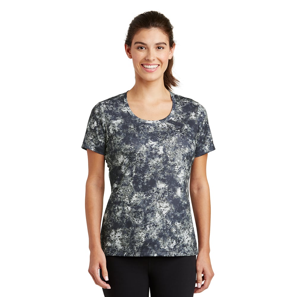 Sport - Tek LST330 Women's Mineral Freeze Scoop Neck T-Shirt - Gorvex.com