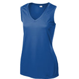 Sport - Tek LST352 PosiCharge Women's Sleeveless Competitor V - Neck Tee - Gorvex.com