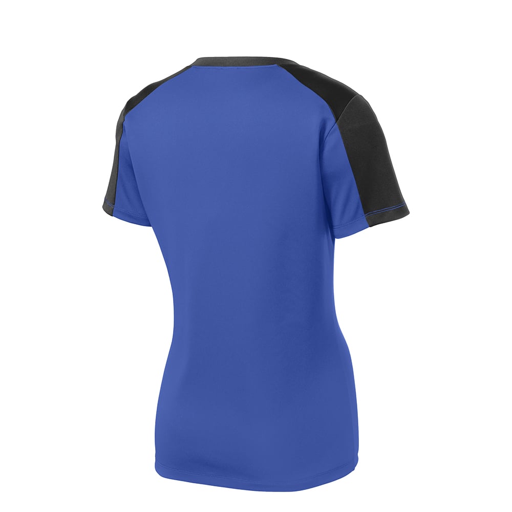 Sport - Tek LST354 PosiCharge Women's Contrast Sleeve Competitor Tee - Gorvex.com