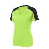 Sport - Tek LST354 PosiCharge Women's Contrast Sleeve Competitor Tee - Gorvex.com