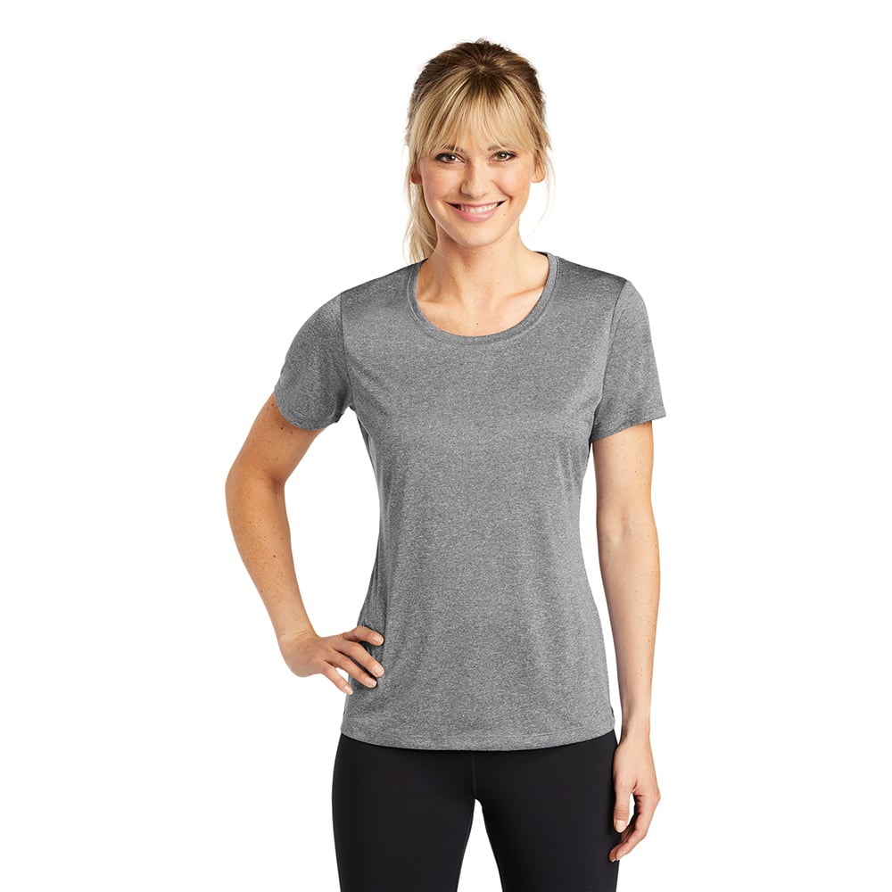 Sport - Tek LST360 Women's Heather Contender Scoop Neck T-Shirt - Gorvex.com