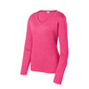 Sport - Tek LST360LS Women's Heather Contender Long Sleeve V - Neck Tee - Gorvex.com