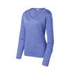 Sport - Tek LST360LS Women's Heather Contender Long Sleeve V - Neck Tee - Gorvex.com