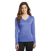 Sport - Tek LST360LS Women's Heather Contender Long Sleeve V - Neck Tee - Gorvex.com