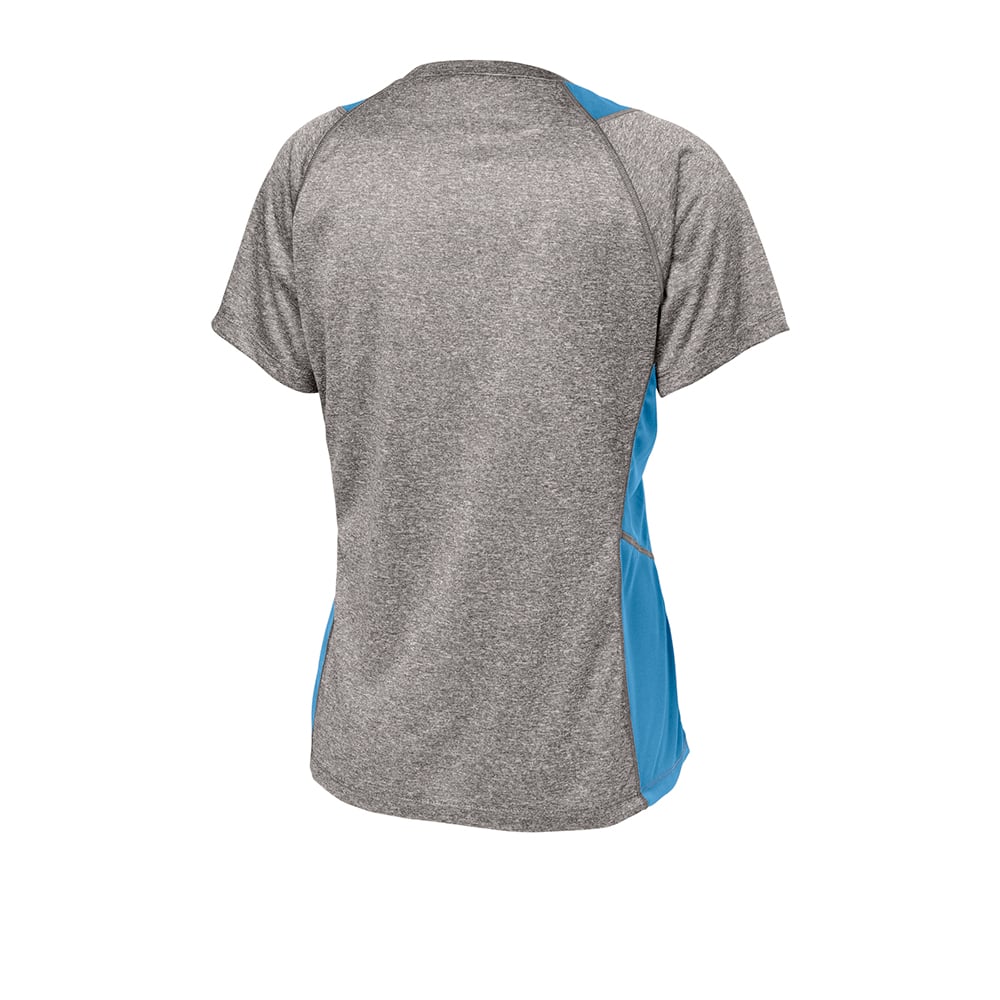 Sport - Tek LST361 Women's Contender Two - Tone V - Neck Raglan Tee - Gorvex.com