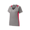 Sport - Tek LST361 Women's Contender Two - Tone V - Neck Raglan Tee - Gorvex.com