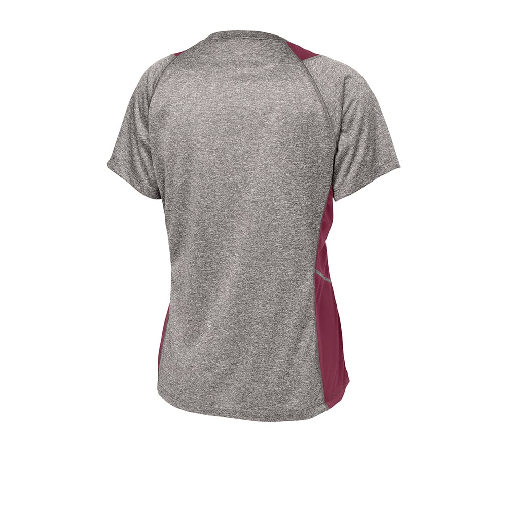 Sport - Tek LST361 Women's Contender Two - Tone V - Neck Raglan Tee - Gorvex.com