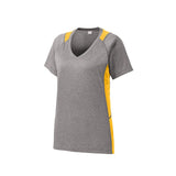 Sport - Tek LST361 Women's Contender Two - Tone V - Neck Raglan Tee - Gorvex.com