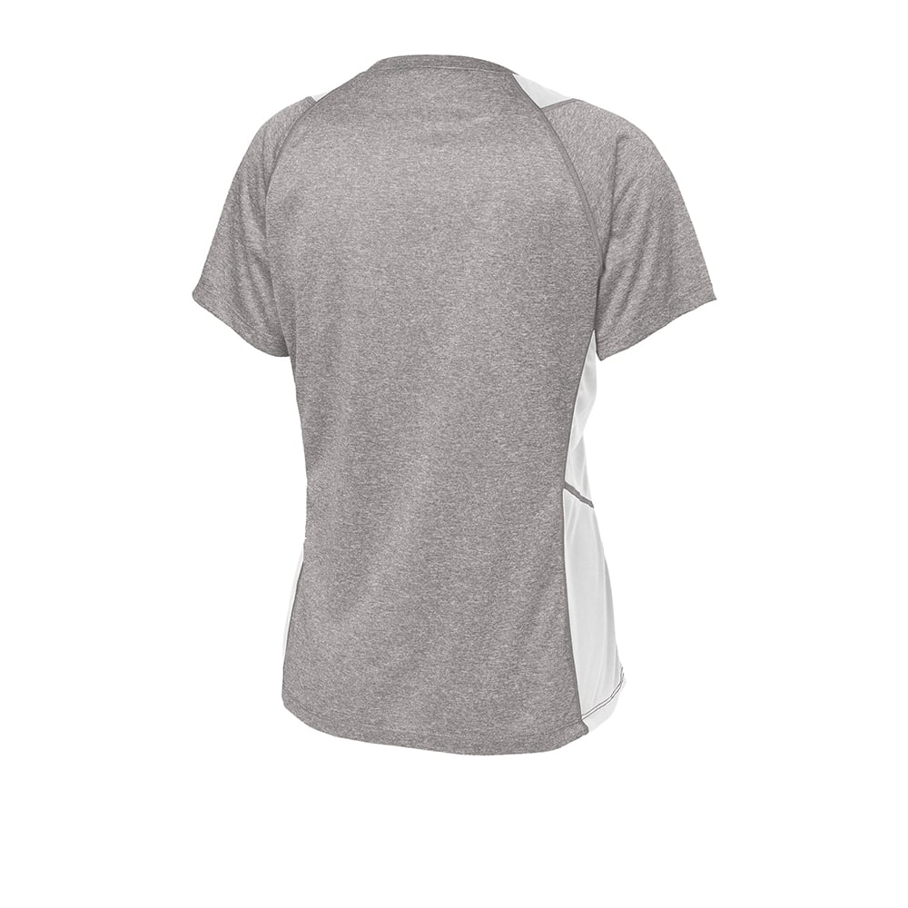 Sport - Tek LST361 Women's Contender Two - Tone V - Neck Raglan Tee - Gorvex.com