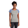 Sport - Tek LST362 Women's Two Tone Heather Contender Scoop Neck Tee - Gorvex.com