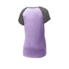 Sport - Tek LST362 Women's Two Tone Heather Contender Scoop Neck Tee - Gorvex.com