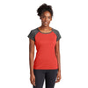 Sport - Tek LST362 Women's Two Tone Heather Contender Scoop Neck Tee - Gorvex.com