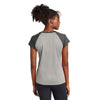 Sport - Tek LST362 Women's Two Tone Heather Contender Scoop Neck Tee - Gorvex.com