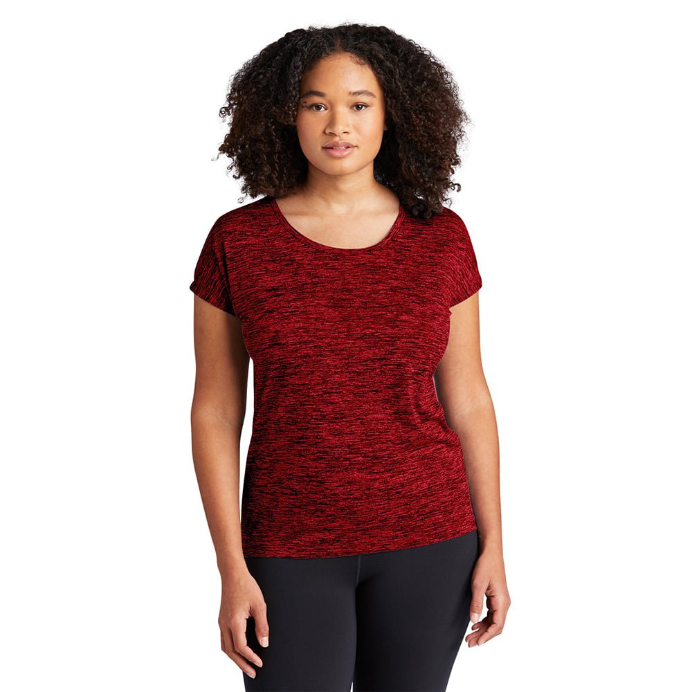 Sport - Tek LST390 PosiCharge Women's Heather Dolman Sleeve Tee - Gorvex.com