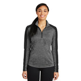 Sport - Tek LST397 PosiCharge Women's Heather Quarter - Zip Pullover - Gorvex.com