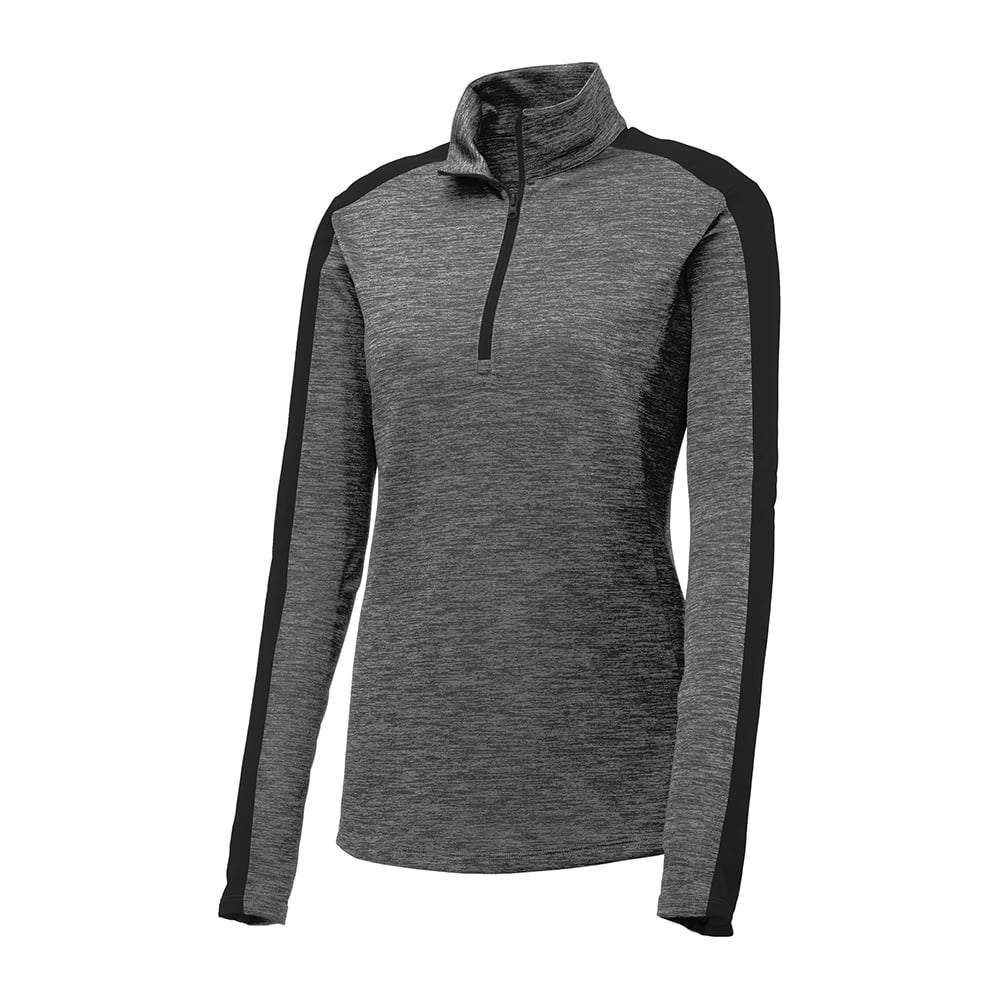 Sport - Tek LST397 PosiCharge Women's Heather Quarter - Zip Pullover - Gorvex.com