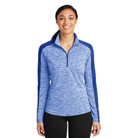 Sport - Tek LST397 PosiCharge Women's Heather Quarter - Zip Pullover - Gorvex.com