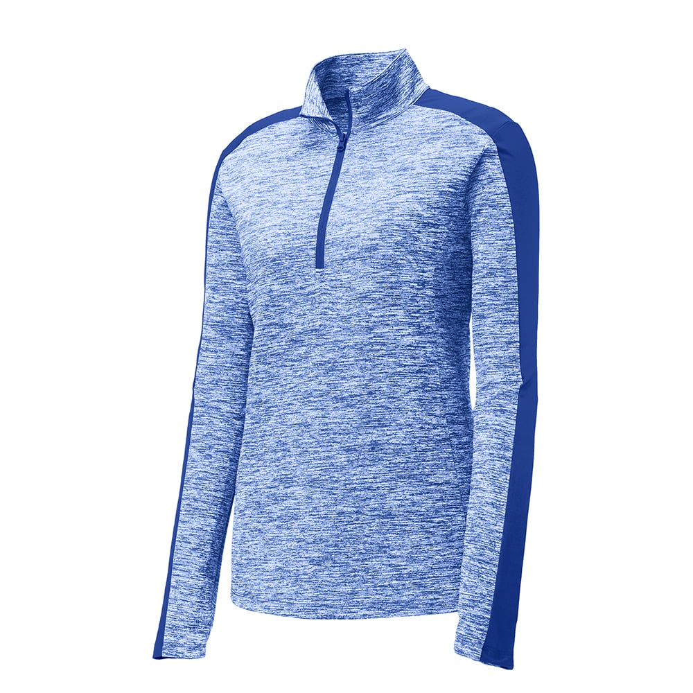 Sport - Tek LST397 PosiCharge Women's Heather Quarter - Zip Pullover - Gorvex.com