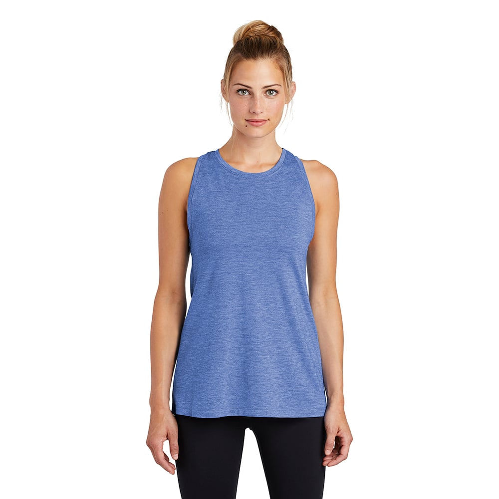 Sport - Tek LST402 PosiCharge Women's Tri - Blend Racerback Tank Top - Gorvex.com